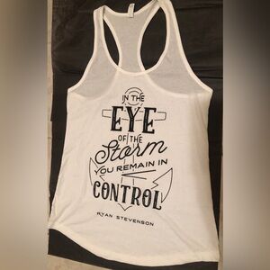 NWOT IDEAL T By Next Level racer back tank. Song Hit “In The Eye Of The Storm”
